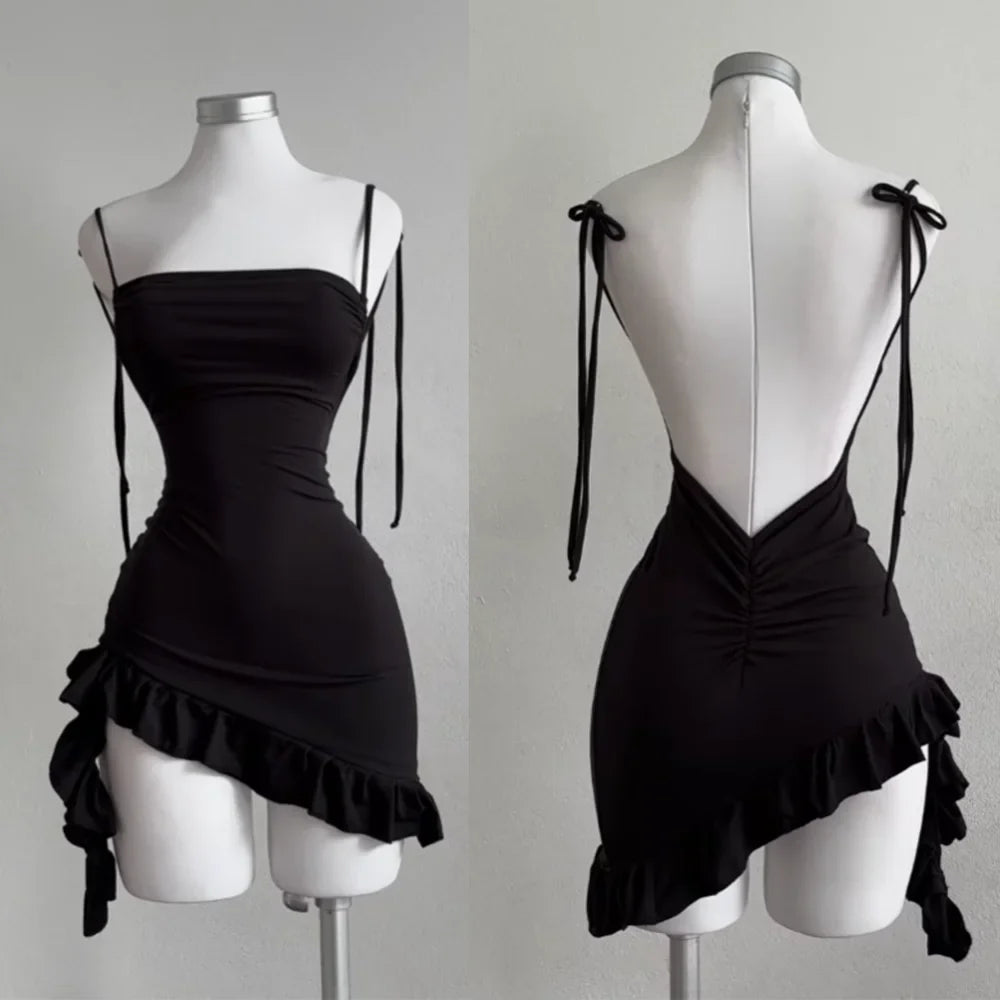 Viral Asymmetric Mini Dress
