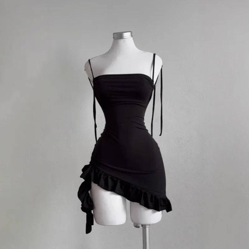 Viral Asymmetric Mini Dress