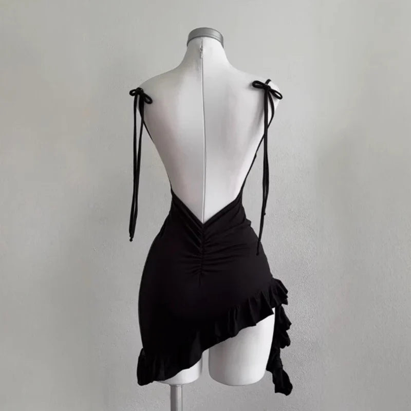 Viral Asymmetric Mini Dress