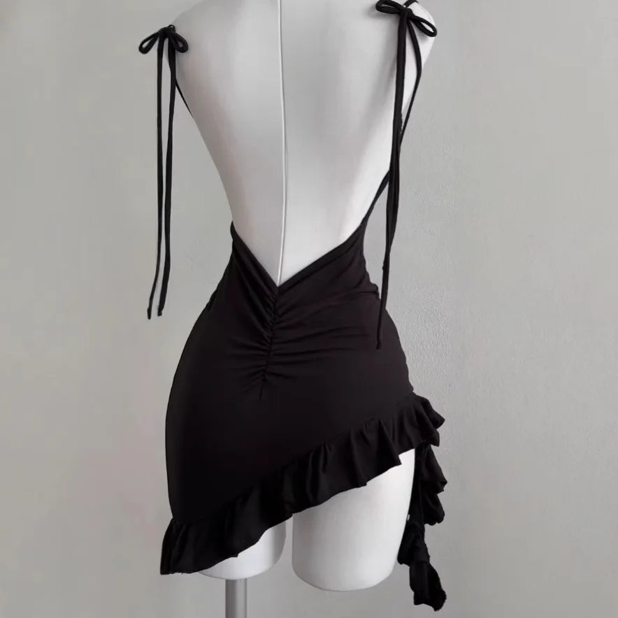 Viral Asymmetric Mini Dress