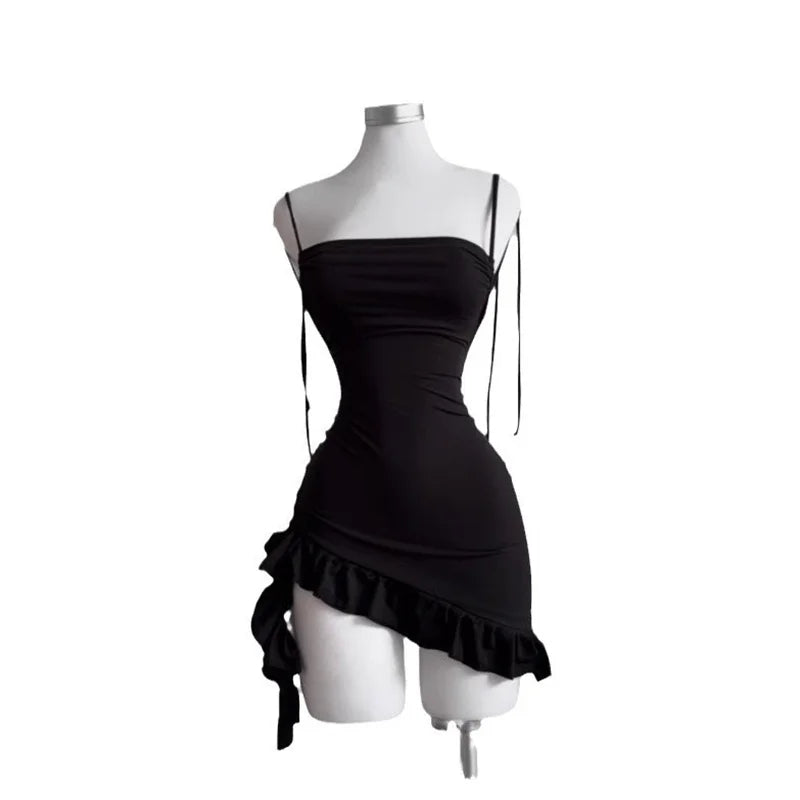 Viral Asymmetric Mini Dress