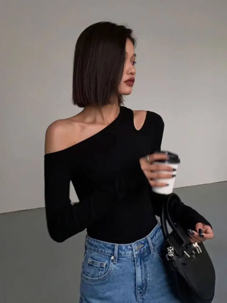 Trendy Off-Shoulder Crop Top