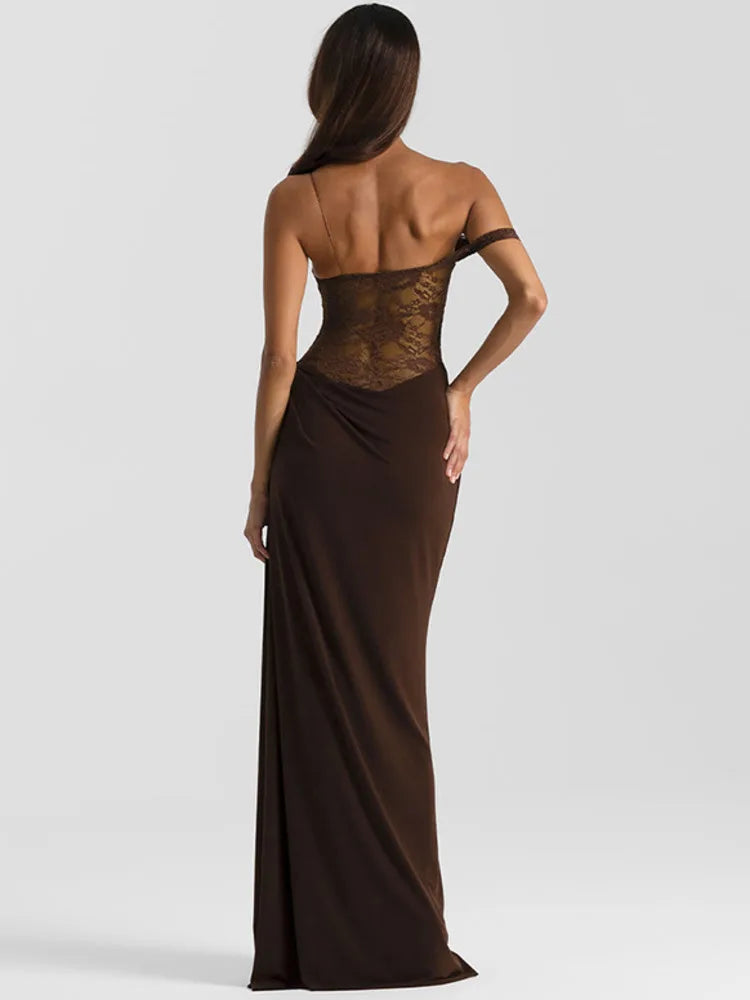 Glamorous One Shoulder Maxi Dress