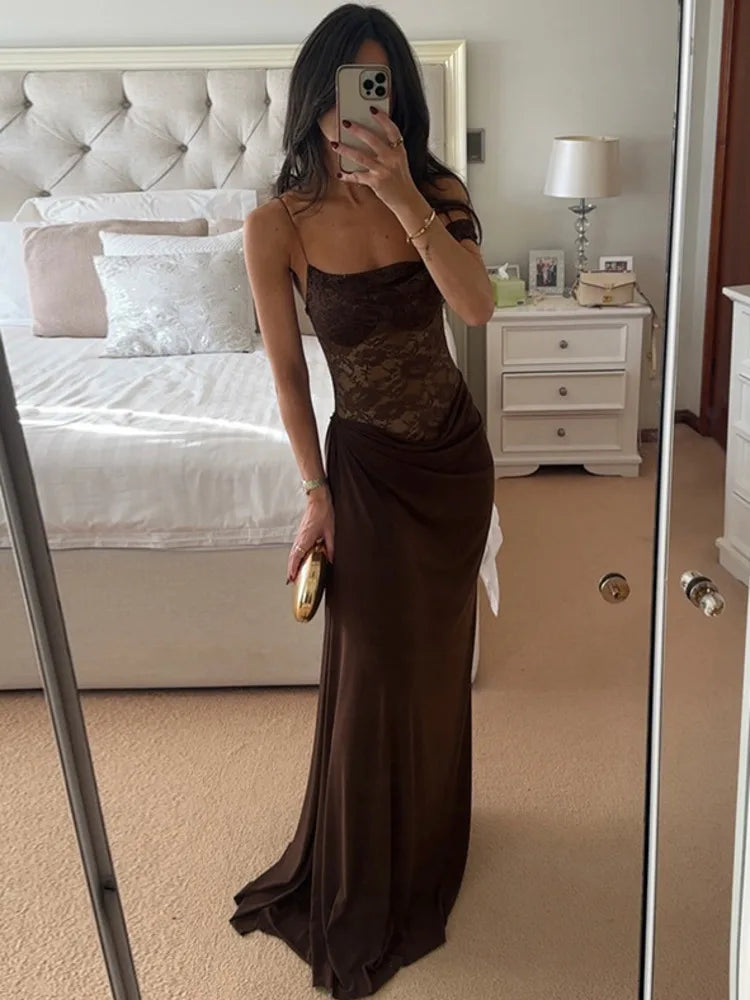 Glamorous One Shoulder Maxi Dress