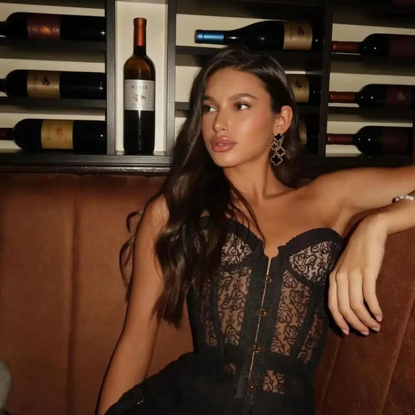 Chic Corset Lace-Up Top